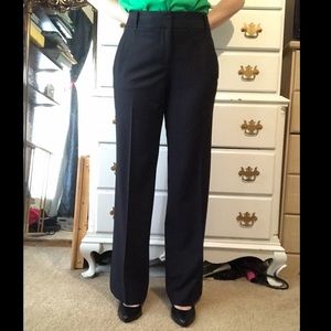 Ann Taylor LOFT curvy fit pinstripe trousers sz 2